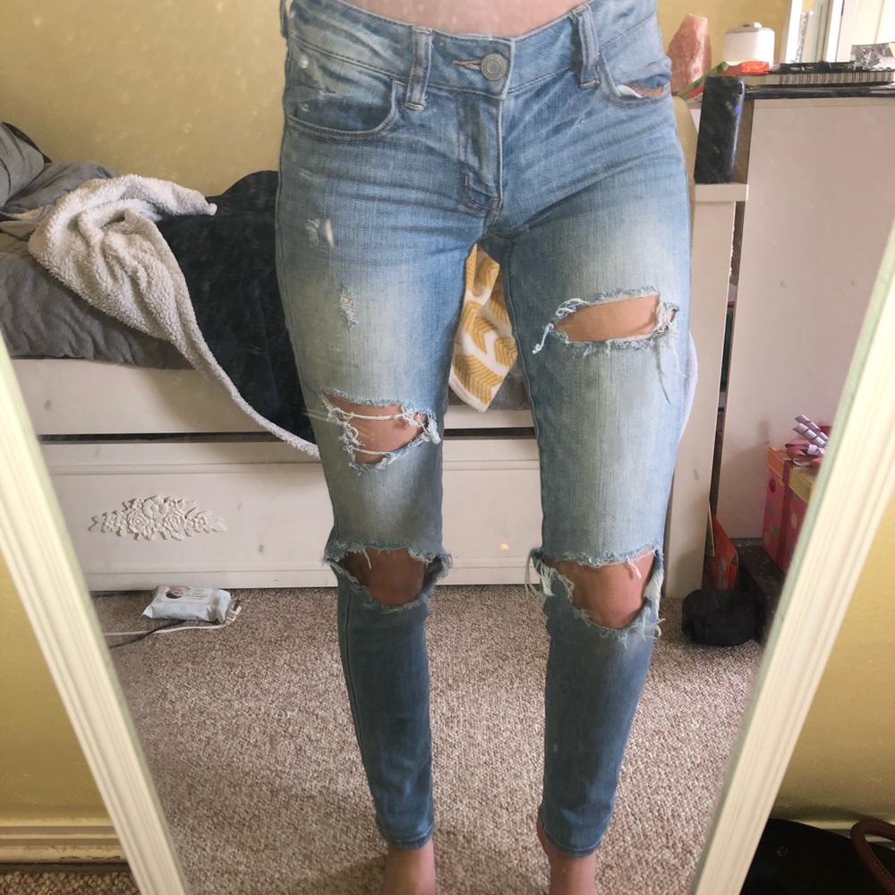 Ripped American Eagle jeans